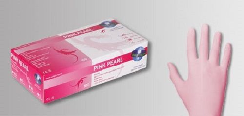 Unigloves Pink Pearl, Nitrilhandschuhe, puderfrei, 100 Stuck, Gr. S