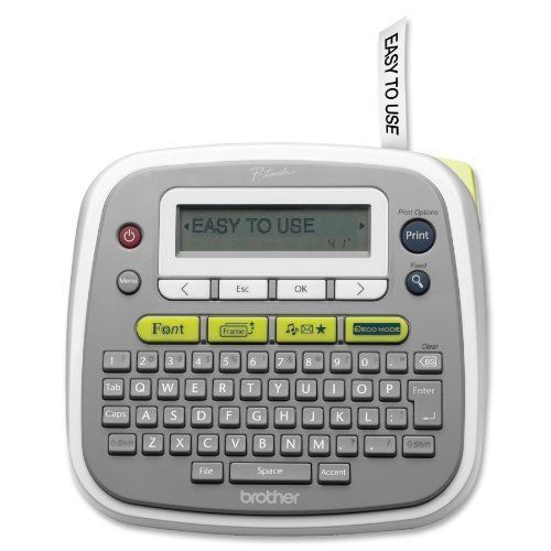 BROTHER INTL. CORP. BRTPTD200 P-Touch PT-D200 Label Maker, 2 Lines, 6-1/2w x