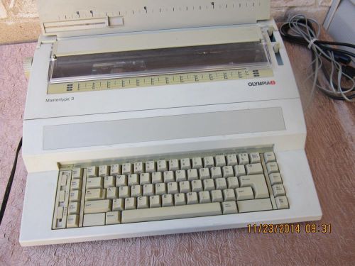 OLYMPIA Masterype 3 Electronic Typewriter (Clean)