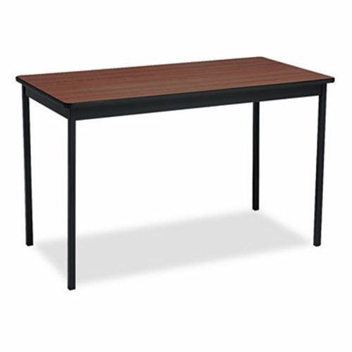 Barricks Utility Table, Rectangular, 48w x 24d x 30h, Walnut (BRKUT244830WA)