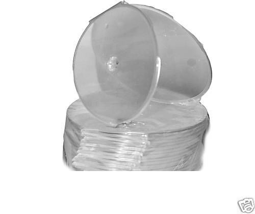 CD Clam Shell Clear case 5mm DVD clam case holds one disc 7 Pack #3000