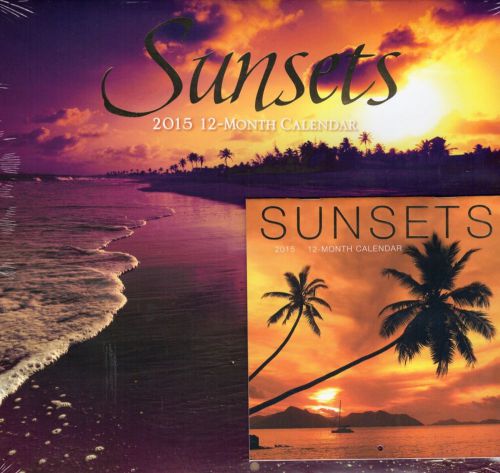 Sunsets - 2015 12 Month Wall Calendar Includes 12 Month Mini Calendar 2015