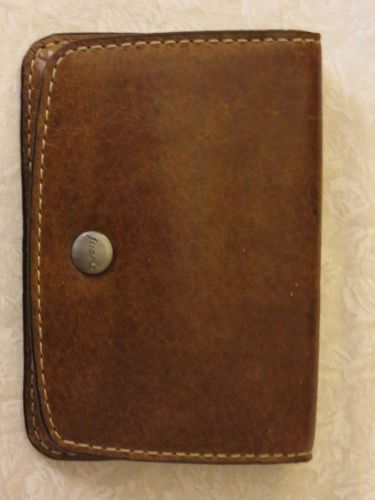 FILOFAX MALDEN CARD HOLDER OCHRE COLOR