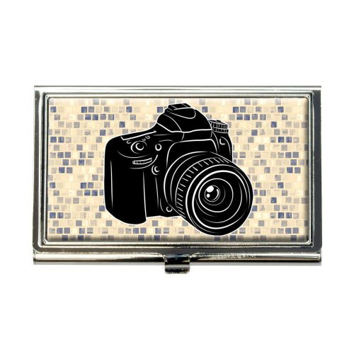 Photographers Camera Business Credit Card Holder Case