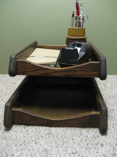 Vintage wood office/home desk organizer for sale