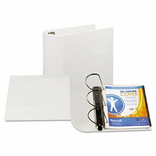 Samsill Top Performance DXL Angle-D View Binder, 5&#034; Capacity, White (SAM17707)