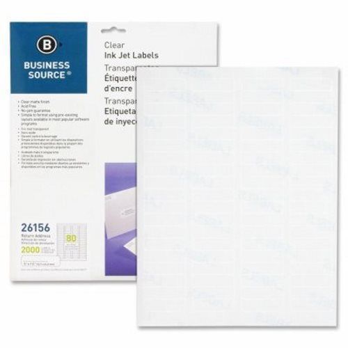 Business Source Inkjet Labels, Return Address, 1/2&#034;x1-3/4&#034;, 2000/Pack (BSN26156)