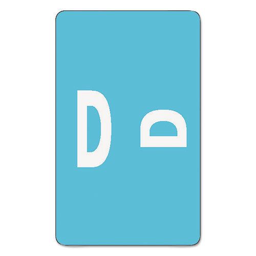 Alpha-z color-coded second letter labels, letter d, light blue, 100/pack for sale