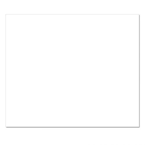 4 Bar Plain White Flat Note Cards - Size 3.5 x 4.875