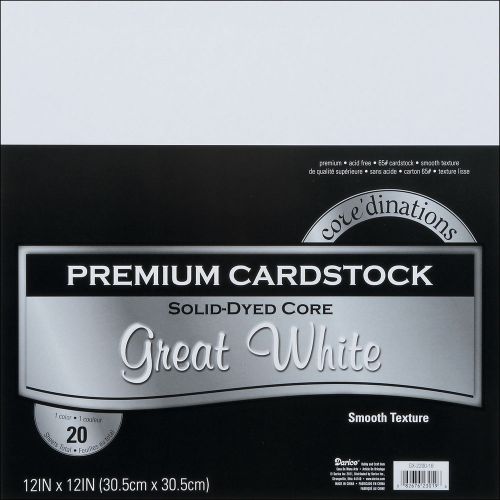 Darice Core-dinations Value Pack Cardstock 12-in x 12-in 20/Pkg GX220018