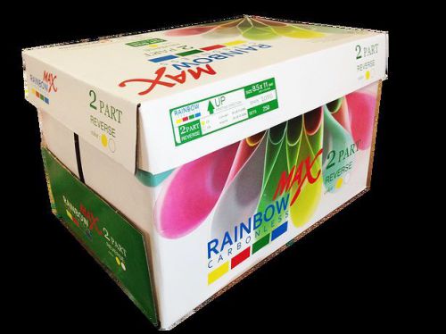 Rainbow Carbonless Paper (3 Part) 8-1/2x14 (167 Sets/500 Sheets)