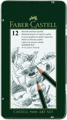 Faber-Castell 119065 Bleistift Castell 9000 12er ART Set