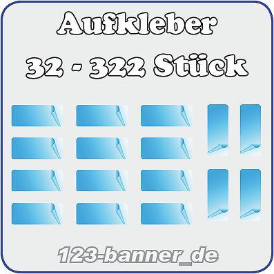 322x Aufkleber, Etiketten, Sticker, Wunsch Druck Digital konturgeschnitten