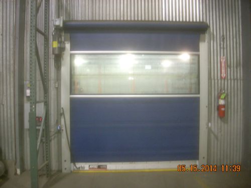 Rytec HSPEED Vinyl Roll Up OH Door 8&#039; x 8&#039; and 8&#039; x 8&#039; insulated OH door, Used..