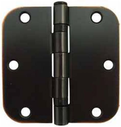 100-3.5&#034; Oil Rubbed Bronze Ball Bearing Hinges 5/8&#034; Radius Hinge qty:100 3 1/2