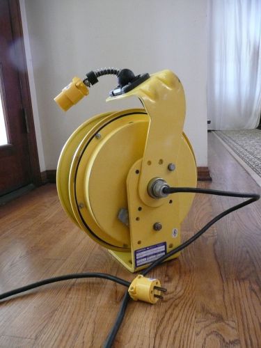 Insul 8 Powereel Electric Cord/Cable Reel 15 Amp 40ft 300Vt ISO Cert. NEMA2Power