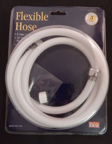 6&#039; White Shower Hose 480460