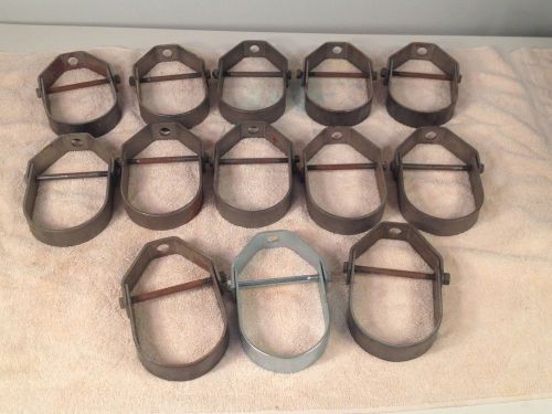 Lot of 13 pcs standard clevis pipe hanger 3&#034; 3 1/2&#034; 11 e 3 for sale