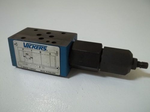 VICKERS DGMC3PTFW31 PRESSURE RELIEF VALVE *USED*