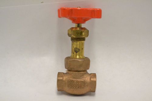 NEW STOCKHAM FIG B-22T 300CWP 150 BRONZE THREADED 1/4 IN GLOBE VALVE B274473