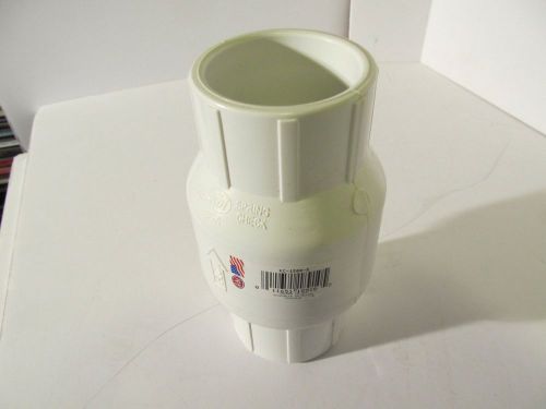 Check valve pvc 1-1/2 slip-glue in, spring loaded - kbi - nos lot a1 for sale