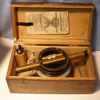 * Brass * BESTROM No 2 * FARM LEVEL w ORIG BOX &amp; Manual