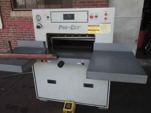 PRO CUT  PAPER CUTTER 26.5  VERY CLEAN