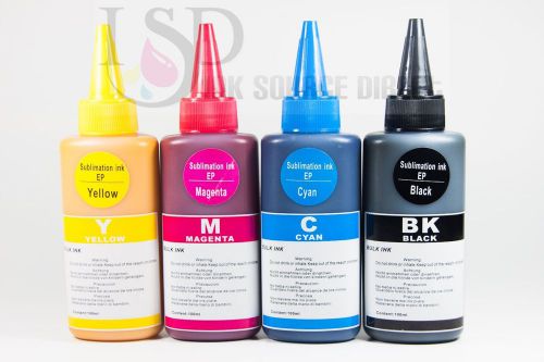 4x100ml Premium sublimation refill ink for all Epson printer