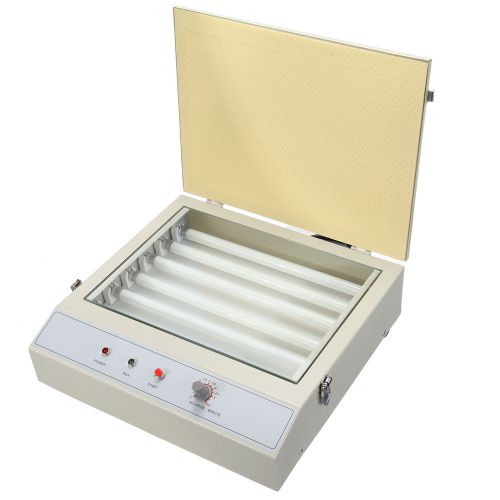 6x8w Light UV Exposure Unit for Hot Foil Pad Plates Printing PCB 260mm x 210mm