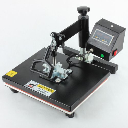 12 X 15 Digital Black Clamshell Heat Press Transfer T-Shirt Sublimation Machine