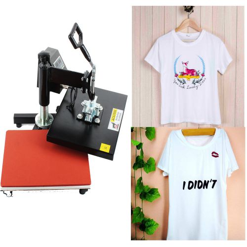 12X15 moving head Digital T Shirt Photo Heat Transfer Press Sublimation Machine