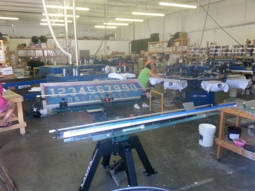 Vastex 2 - Color Screen Print Numbering Press