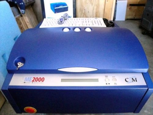 Cim me2000 automatic metal embosser metal dog tag machine for sale