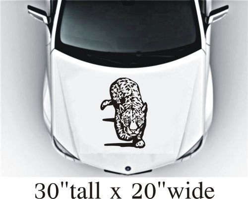 2x tiger silhouette hood vinyl decal art sticker graphics fit car truck-1889 for sale