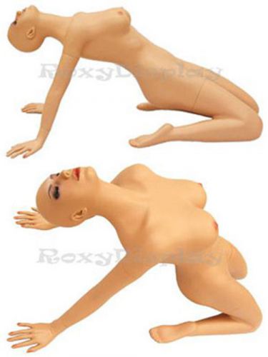 Female Fiberglass Mannequin Pretty Face Lean back Pose #MD-MADONNA