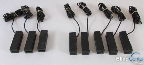 Lot of 8 Magtek Magnetic Stripe Card Reader 21040110 21080202 21040108 + more