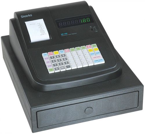 SAMSUNG SAM4s ER180 16 DEPT RAISED KB CASH REGISTER NEW