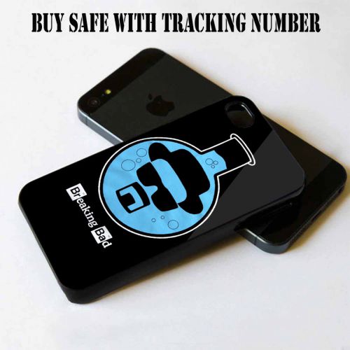 Breaking Bad Heisenberg Lab Logo For iPhone 4 4S 5 5S 5C S4 Black Case Cover