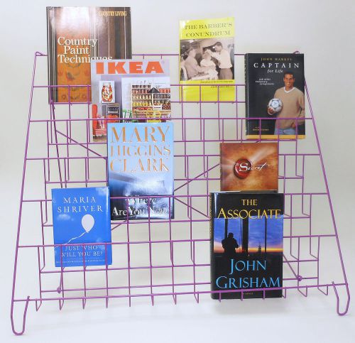 Fixturecraft Mr Popularity 6 Shelf Wire Book Display C794 BLACK