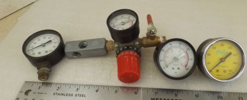 FOUR Various PSI GAUGES