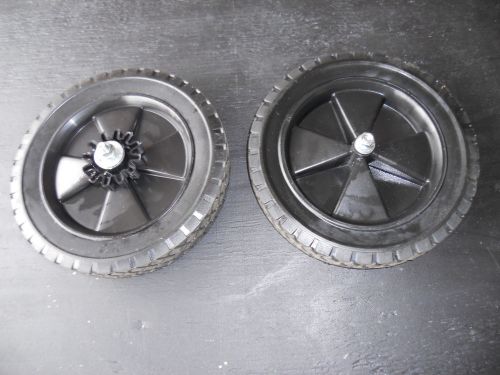 WA004000AV Campbell Hausfeld Air Compressor Wheels Replacement Part 10&#034; Set 1/2&#034;