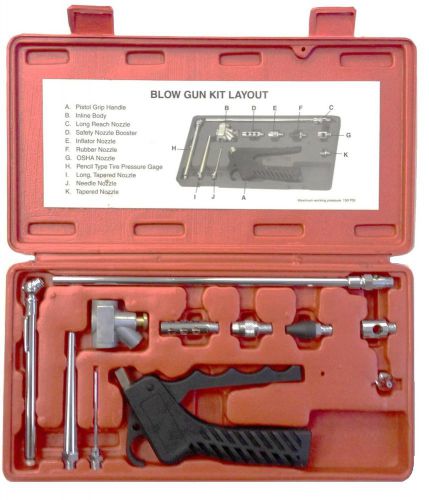 TOOL-AID Blow Gun Kit #99300 SHIPS WORLDWIDE! FREE USA SHIPPING!