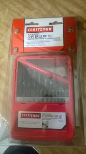 CRAFTSMAN DRILL BIT SET 21-PC BLACK OXIDE