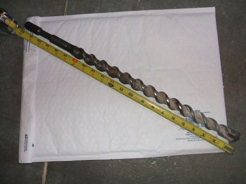 concrete drill bit 1&#034; spline 22&#034; long