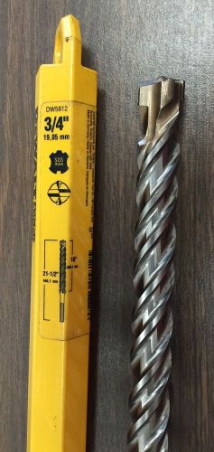 Dewalt DW5812 3/4&#034; x 16&#034; x 21-1/2&#034; New SDSMAX QUAD H Rotary Hammer Masonry Bit