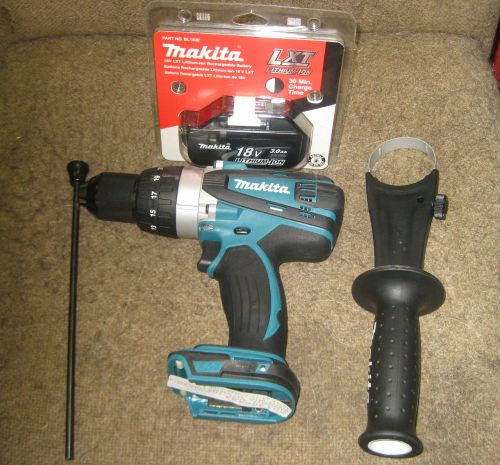 New Makita 18 Volt LXPH03 Cordless 1/2&#034; Battery Hammer Drill 18V Hammerdrill