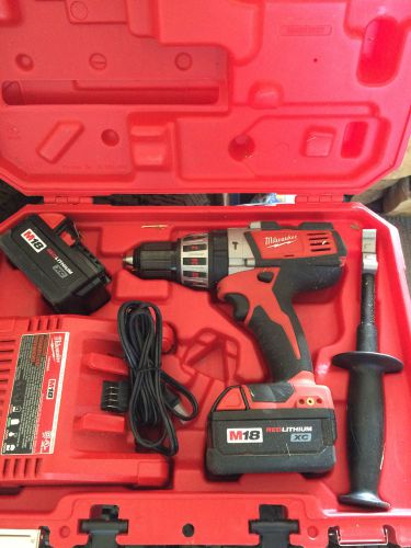 Milwaukee M18 Cordless Lithium-Ion High-Performance  1/2  Hammer DrillDriver 2611-24