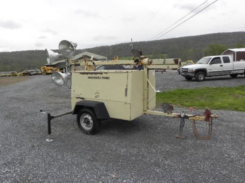 Ingersoll Rand L6 Portable Light Tower Light Plant Kubota Diesel 6KW Generator !