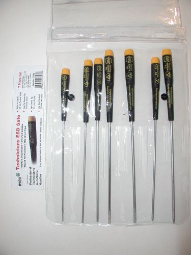 Wiha 7 PC ESD Safe Anti Static Screwdriver Set 27393