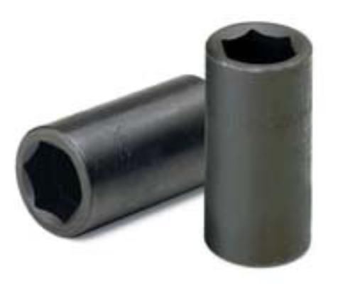 Sk Hand Tool, Llc 45364 7/16&#034; 6 Point Deep Impact Socket 3/8&#034; Drive